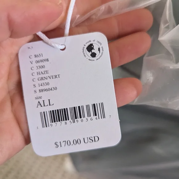 NWT Rains Trail Cargo Backpack, Green/Grey - Picture 2 of 4